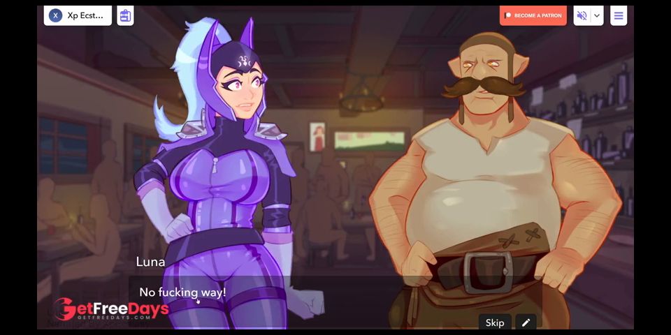 Luna Giving a Handjob in the bar bathroom