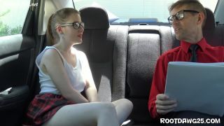 Alice Merchesi in Back Seat Footjob – Foot Fetish by Rootdawg25 Foot!