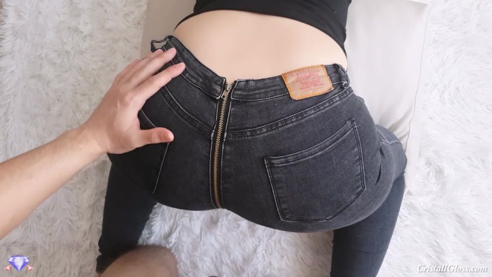 femdom roulette Cristall Gloss - Fuck MILF and her Big Ass Zipper Jeans , cristall gloss on milf