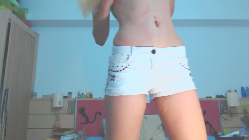SEXY ASS teasing in white shorts 720 HD – Claricce - jeans fetish - femdom porn glasses fetish