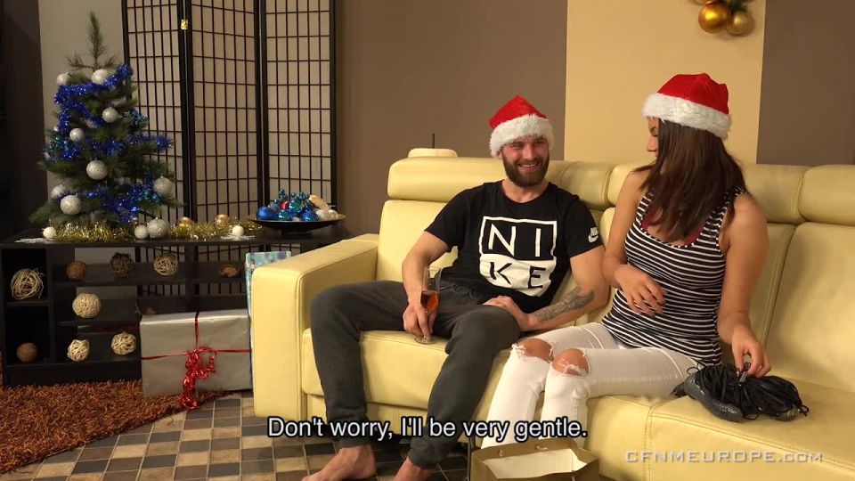 free porn video 40 CFNM - NIKOL MONAK - christmas - strap on lesbian pantyhose fetish