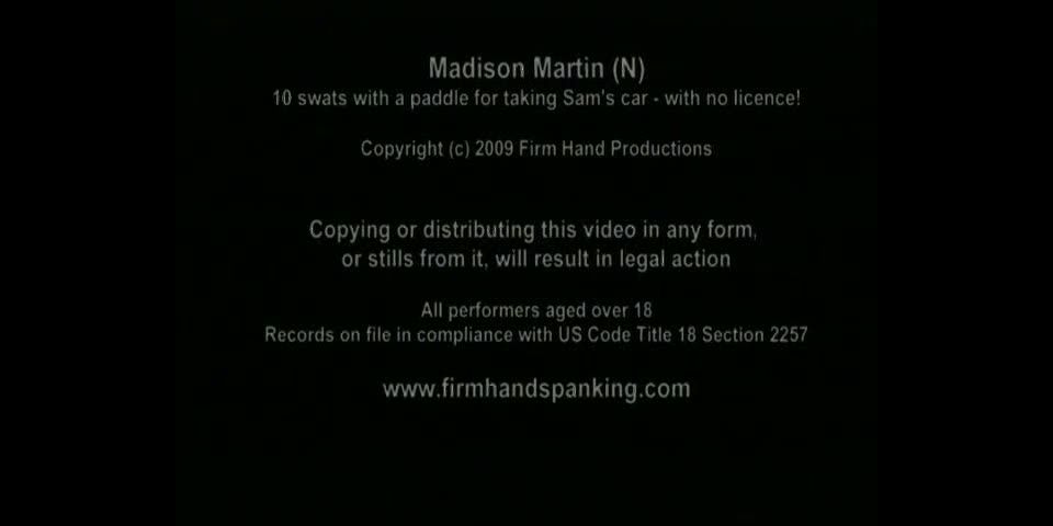 Firm Hand Spanking – WMV/SD – Madison Martin – Board of Education - [BDSM porn]