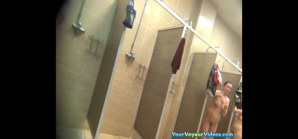 Women spied in shower  cabins