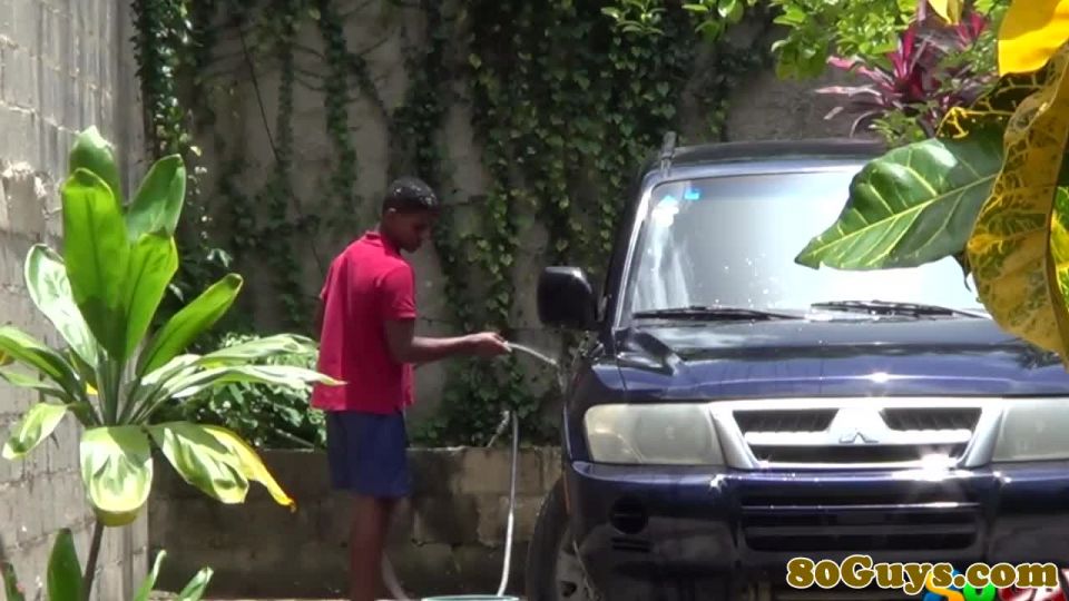 Gay african twinks fucking at outdoor carwash Gay!