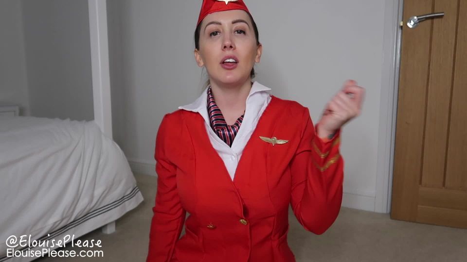 video 24 fetish lady Goddess Elouise - Air Hostess Mind Fuck, 1080p on pov