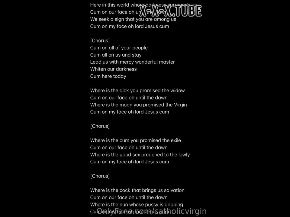 hardcore  catholicvirgin  Catholicvirgin Advent Gathering Parody This Was My Favorite Church Song Grow