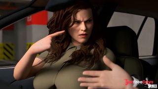 Hot Wife fucks the new black boss to save her husbands job
