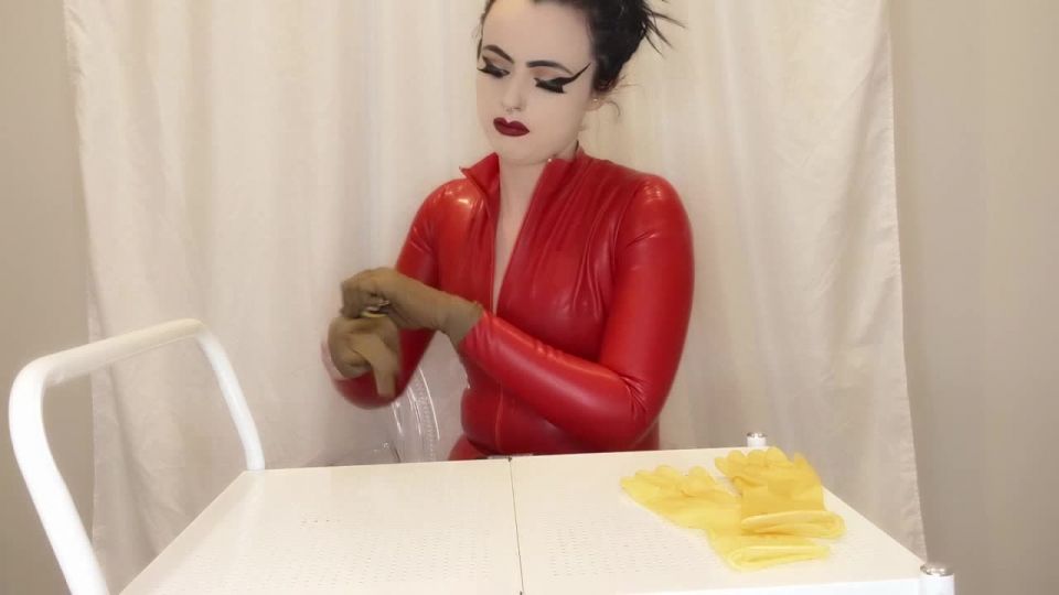 free porn clip 26 Empress Poison - Latex Gloves and Long Nails | sissy training | femdom porn european femdom