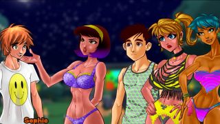 LoveSkySan - High School Days (RichyCapy) - Part 19 - Rave Party Lingerie And Boobs By LoveSkySanHentai