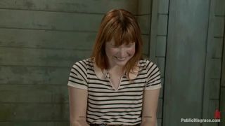 Claire Robbins STRANGERS GET HANDSY: A SLUTTY redhead get...