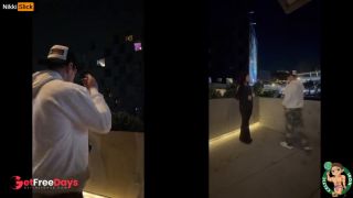 Teen gets creampied in Public - Sunset blvd PinkDot