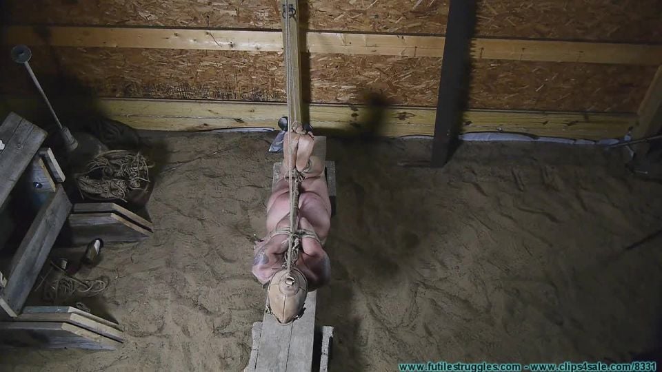 FutileStruggles_Illustrious Rouge is Welcomed Back with a Tight Crotchrope and a Hooded Hogtie 4