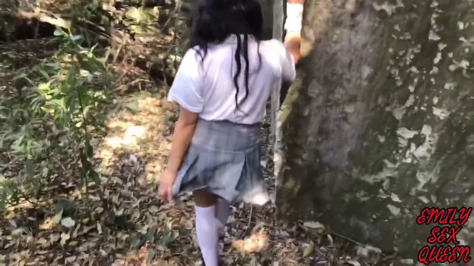 Hot Mexican Schoolgirl Skips Class To Get Fucked In The Woods (Part 1.