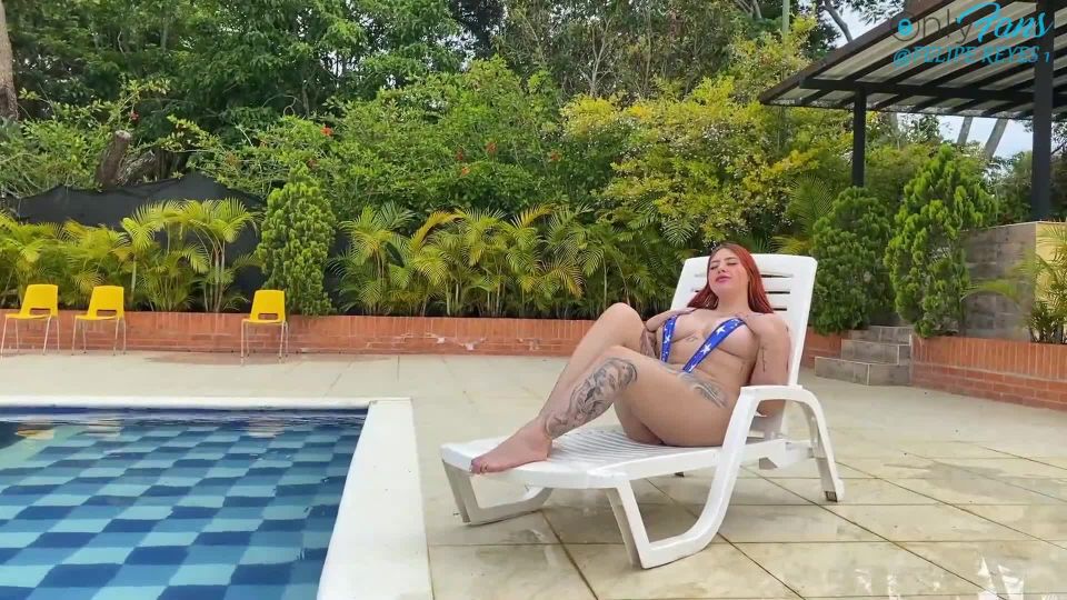 Models Porn - Colombian Is Fucked In The Pool - Andrea Pardo - Exclusive