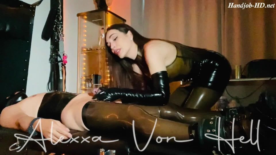 porn video 17 pof foot fetish Milking _ Ruining – Alexxa Von Hell – HandJob, foot on handjob porn