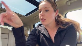 Nadia Foxx ¡¡¡Pruebando el juguete más grande que he tenido en el asiento trasero de mi coche!!