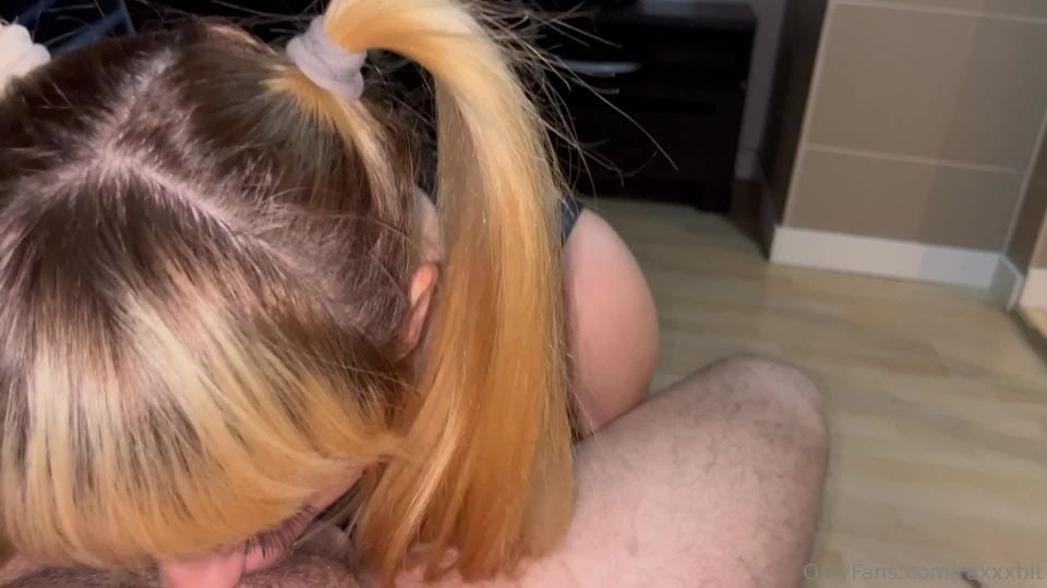 Raxxxbit - blowjob emo girl fucking in the mouth 05-05-2023