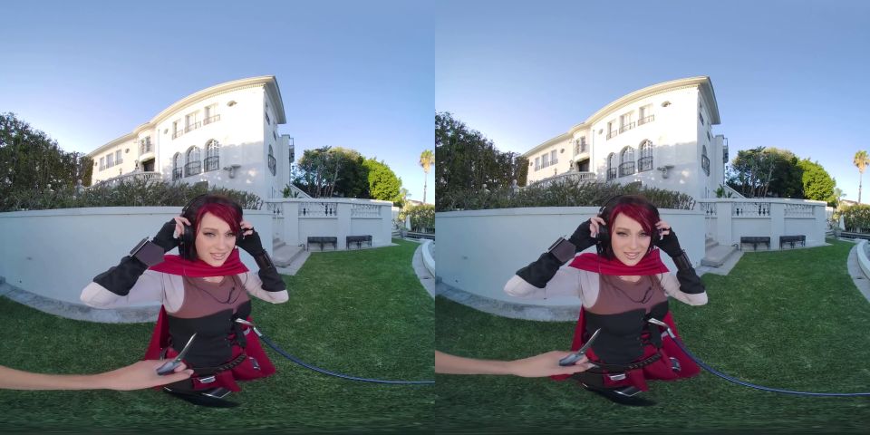 Busty Redhead Maddy May As RWBY RUBY Gets Your Dick VR Porn