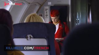 Secret sex with a stewardess during a flight