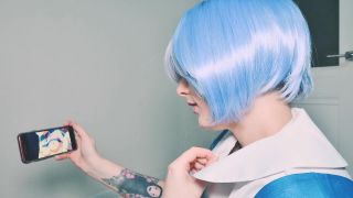 xxx clip 28 SpookyBoogie – Rei Ayanami Watches Hentai to Cum Hard | shoejob | fetish porn femdom flr