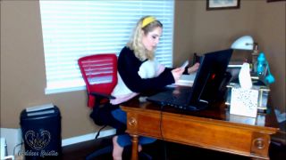 free porn video 7 cinderella foot fetish Goddess Kristie - Office Tease, joi on feet porn
