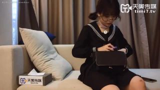 Amateur - Big dick with no condom fucking schoolgirl with double ponytail [uncen] - Tianmei Media (HD 2021)