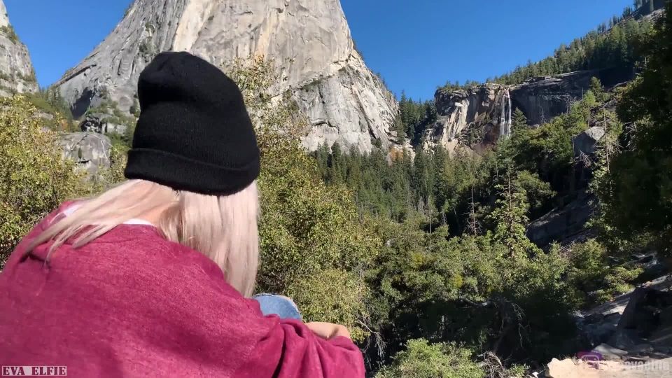 Hiking in Yosemite Ends with a Public Blowjob by Cute Teen Blowjob