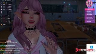 [GetFreeDays.com] VRChat Schoolgirl Has Fun With Toys Fansly Live Stream Adult Film October 2022