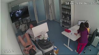 Voyeur - Real hidden camera in gynecological cabinet 2 - voyeur - voyeur 