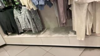 Try New Lingerie In Mall Ends With Risky Cumshot On Tits 1080p