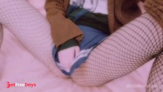 [GetFreeDays.com] Long video touching myself in sexy fishnets and school uniform in my parents house Sex Stream July 2023