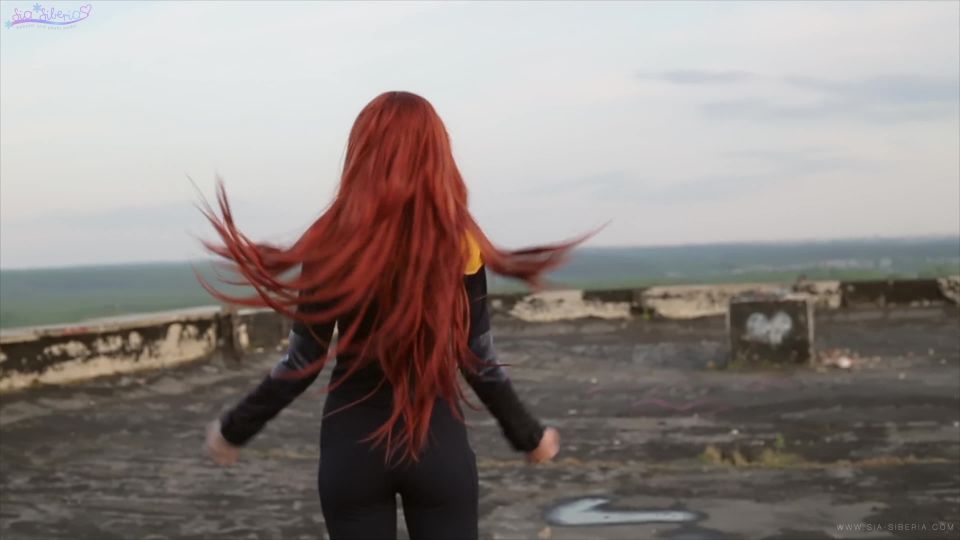 SiaSiberia - X-Men The Dark Phoenix Sucks An Artificial Dick And Fucks His Sweet Pussy  | 2019 | teen amateur heels