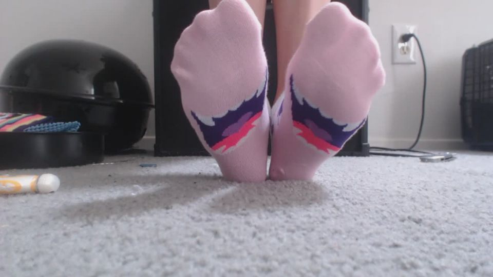 M@nyV1ds - PrincessCica - Modeling Cute Colorful Ankle Socks