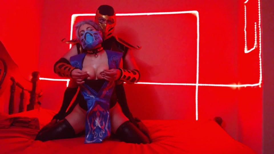 adult video 39 Black Kitsune – Frost VS Scorpion Blowjob & Cumshot FullHD 1080p | super hero | femdom porn slime fetish