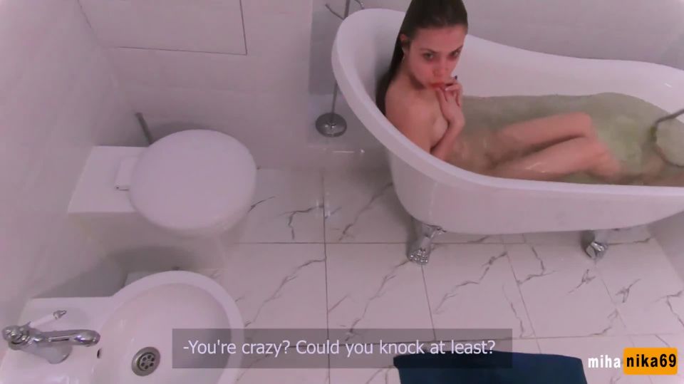 MihaNika69 - Dispute with Evil Stepsister over Bath Ended in Sex - Family Therapy - POV  - russian porn - cumshot sneaker femdom