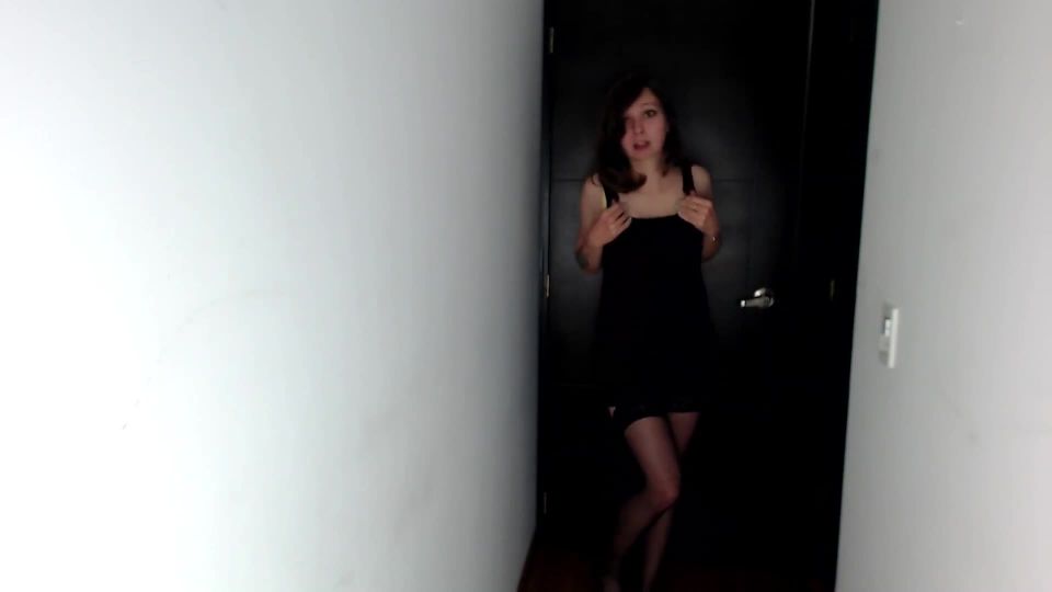 xxx clip 36 Mila Mi – Pretty Preggo Dancing Little Black Dress, leg fetish on fetish porn 