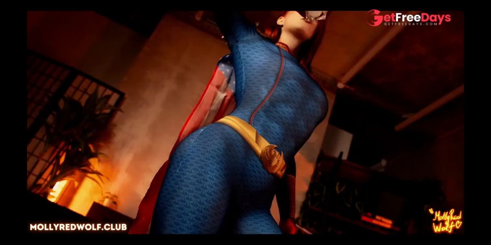 Little Whore Felt the Full Power of Fem Homelander. Femdom, Creampie - MollyRedWolf