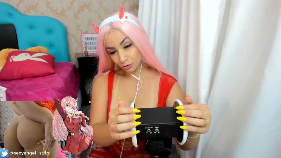 Emanuelly Raquel016 - ASMR Intense 3dio Cosplay Fraxx Sexy