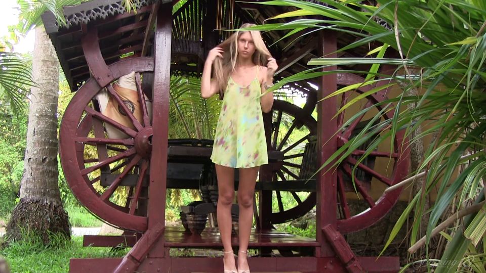 Blonde Teen In A Short Sun Dress In The Bower  Full Video