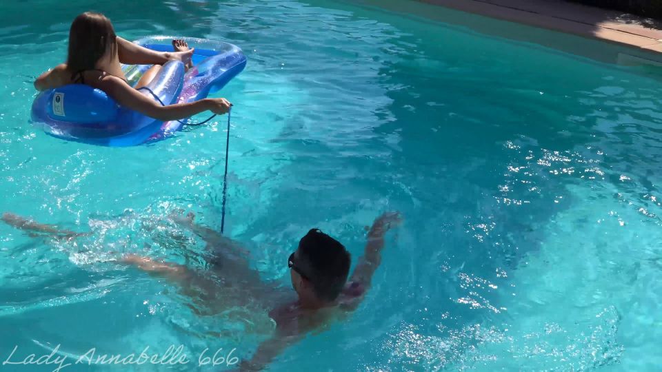 free porn clip 26 LadyAnnabelle666 – SWIMMING CBT WITH MY POOL BOY on fetish porn tinder femdom