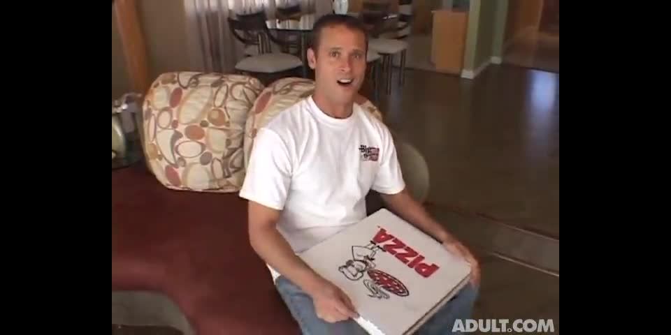 Big Pizza With Sausage - Video Madison James