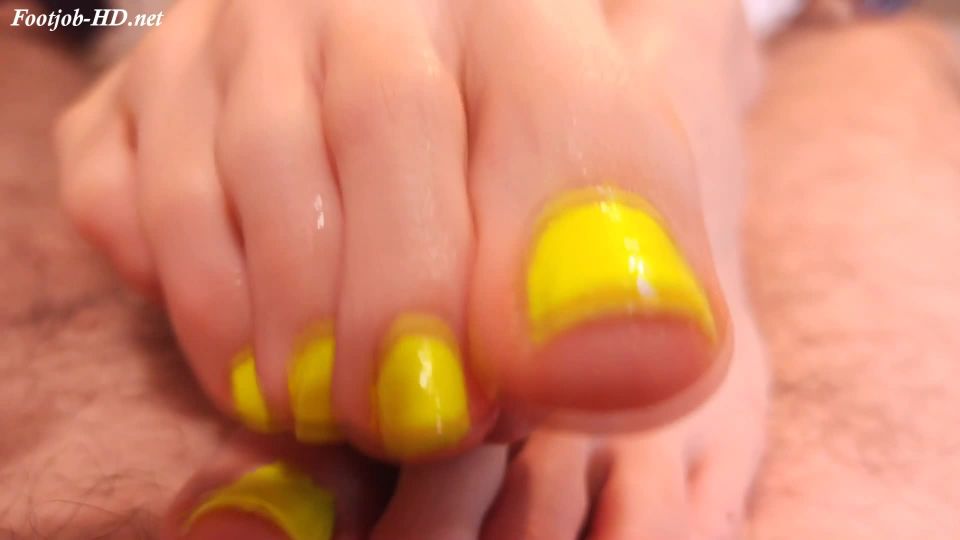 clip 41 Slow Frenulum Lubed Footjob With Cum On Fluo Toes – Torislegs | barefoot footjob | feet porn feet licking fetish