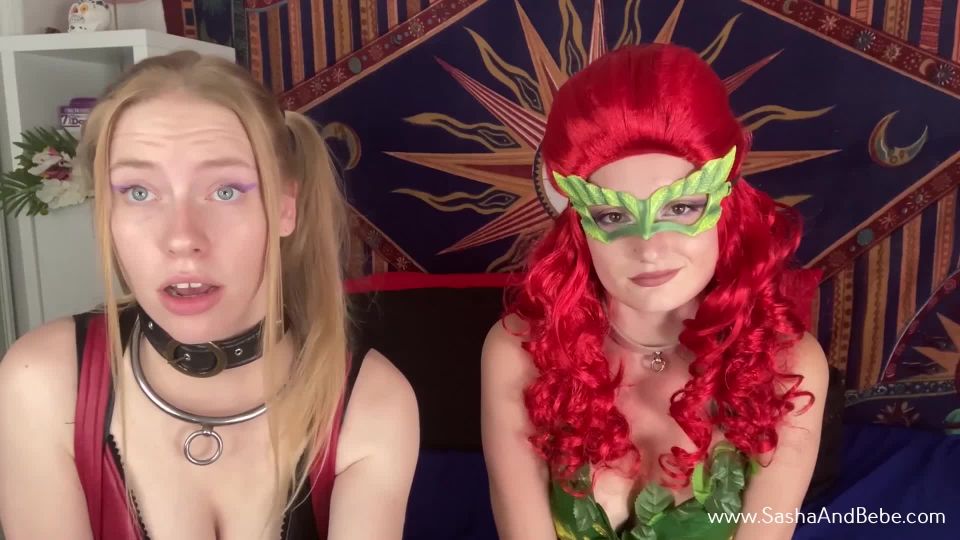 xxx video clip 46 SashaAndBebe – Harley Quinn and Poison Ivy Earn your Submission and your Asshole on pov femdom lady