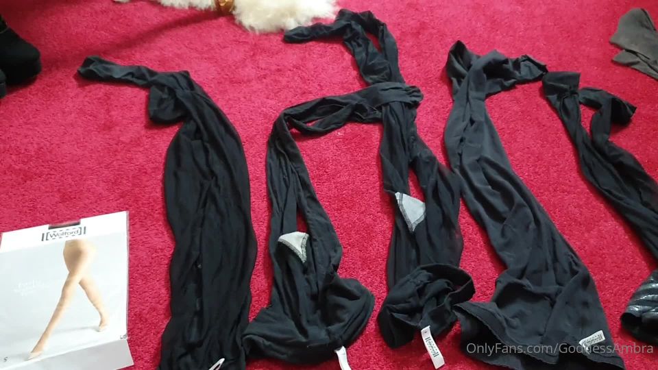 Goddessambra - even if i have my personal used pantyhose bitch wich receives periodicaly my used ripped 16-06-2020