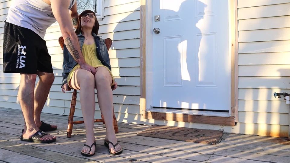 Squirting In Front Of Our Neighbors  Outdoor Public Squirting 1080p