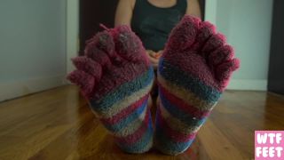 online adult clip 16 WTFfeet – Clean My Filthy Toe Socks 1280×720 HD - sock smelling - feet porn britney amber foot fetish