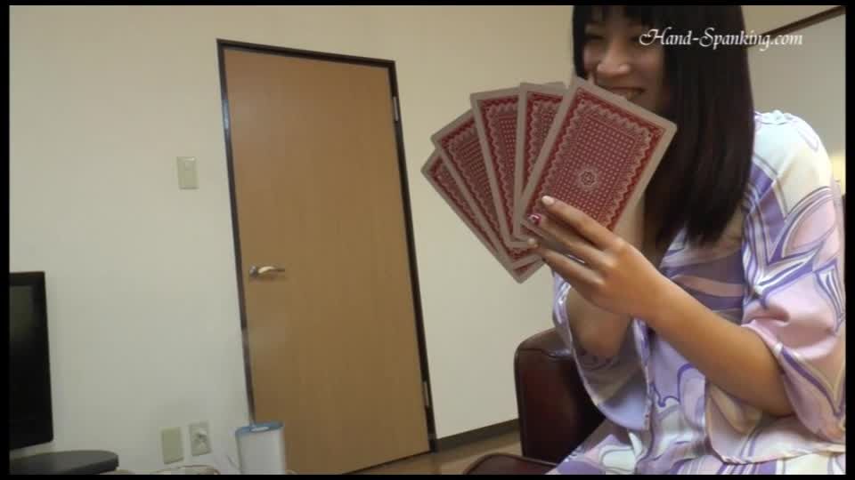 online porn clip 49 Poker Games: Part One - Mari wins and spanks Manami, femdom handjob on asian girl porn 