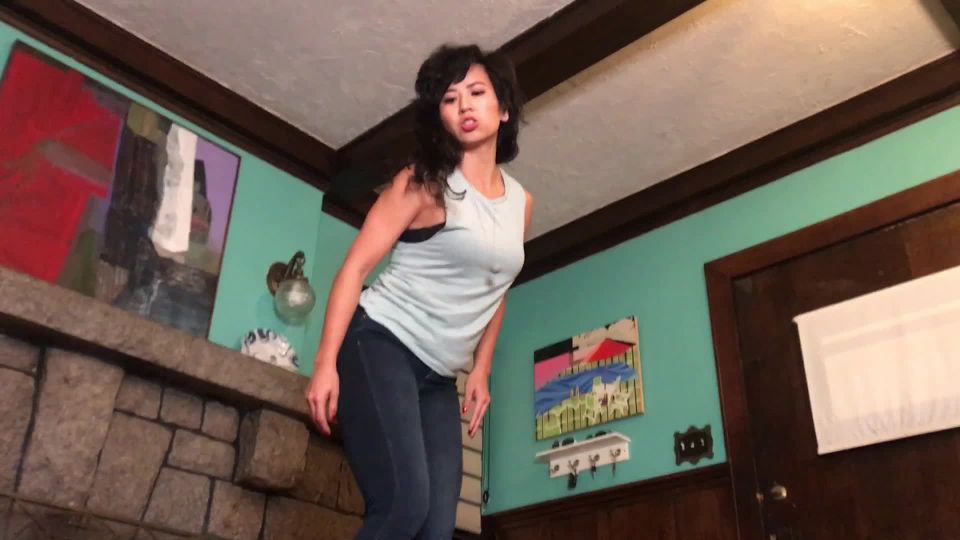 online porn clip 31 Blue Jean Barefoot Ball Stomping 1080 HD – Mistress Lucy Khan, asian scandal on feet porn 