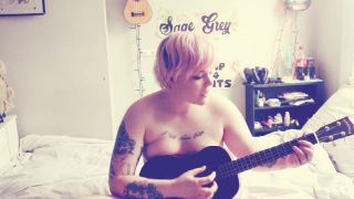 clip 38 Ukulele Hitachi Edging 720 HD – Sage Grey on solo female miss jasmine femdom