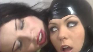 free porn clip 48 Rubber Masquerade #2, Scene 3 - spanking - brunette girls porn bdsm de